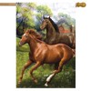 Briarwood Lane Summer House Flag 40x28 For Outdoor Galloping Horses House Flag Flag For Summer House Flag - 2 of 4