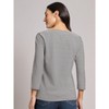Petite Square Neck Stripe Top - 3 of 3