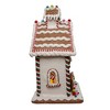 Kurt Adler 13-Inch Gingerbread House With Santa Table Piece - 4 of 4