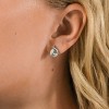 SHINE by Sterling Forever Shark Eye Studs - 2 of 3