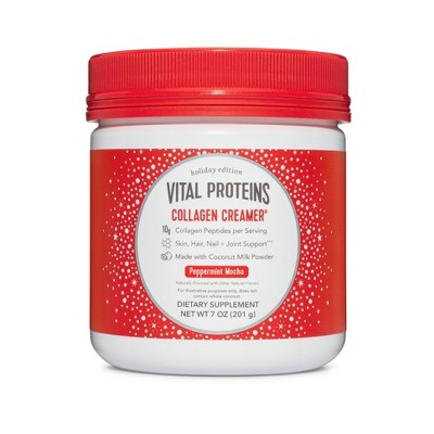 Vital Proteins Collagen Creamer Gift Set - Peppermint Mocha - 7.9oz
