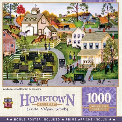 MasterPieces Hometown Gallery - Sunday Meeting 1000pc Puzzle