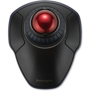 Kensington Orbit Wireless Trackball with Scroll Ring - Black-Red (K70990WW), - 1 of 4
