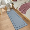 Rugs for Living Room Border Area Rug Non Slip Durable Floor Washable Carpet for High Traffic Areas Indoor Rug for Kitchen Kids Playroom - 3 of 4