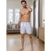 Lars Amadeus Men's Sleepwear Satin Shorts Elastic Waist Lounge Pajama Bottoms - 3 of 4