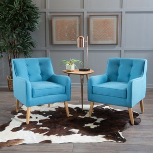 Set of 2 Felicity Mid-Century Armchairs - Christopher Knight Home - 1 of 4