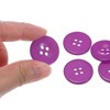 Unique Bargains Resin Craft DIY Round Flat 4-Hole Replacement Sewing Buttons 10 Pcs - 4 of 4
