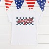 The Juniper Shop Checkered America Retro Youth Short Sleeve Tee - 3 of 4