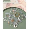 4-in-1 Acrylic Jewelry Organizer with 60 Anti-Tarnish Travel Bags - 2 of 4