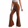Women's Corduroy/velvet High Waist Flare Pants - Pretty Bash - 2 of 4