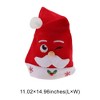 Unique Bargains Christmas Hat Polyester Red 11.02"x14.96" 1 Pcs - 3 of 4