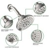 Adjustable Shower Head with 6 Spray Patterns, Anti-Clogging Nozzles, High Pressure, Easy Installation, Fixed Rain Style - 4 of 4