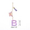 Unique Bargains Star Sequin Letter B Butterfly Tassel Water Cup Pendant Purple 1 Pc - 2 of 4