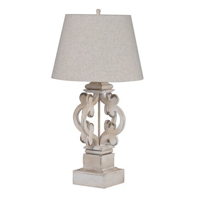 Bellamy Table Lamp Antique White - A&B Home