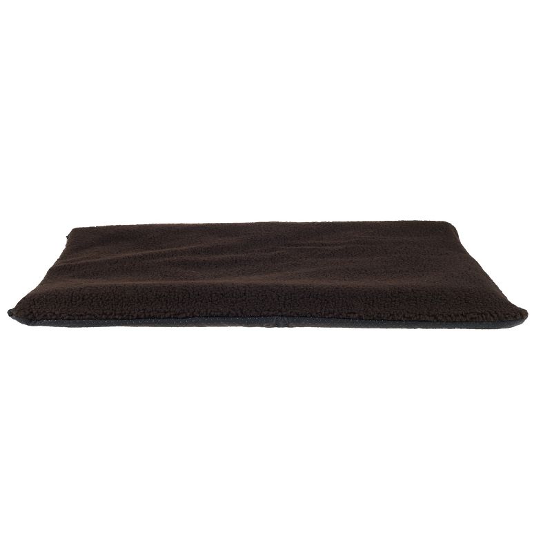 Pet Adobe Small to Medium Self-Warming Thermal Crate Pad - 25" x 18" - Chocolate Brown, 1 of 7