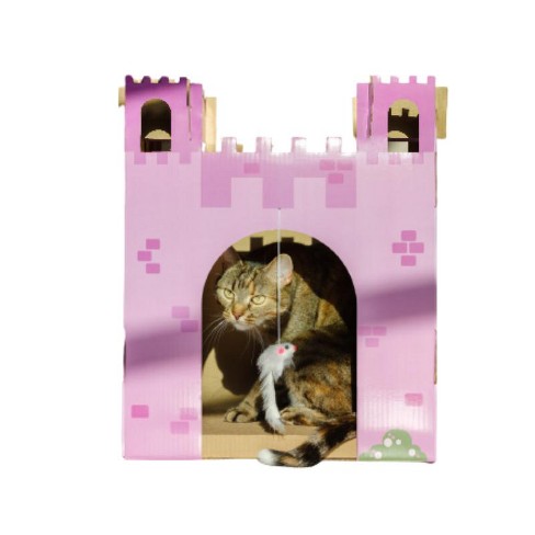 Midlee Pink Castle Cat Scratcher House Target