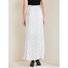 Allegra K Women's Sequin Velvet Elastic Waist Sparkle Party Maxi Skirt - 3 of 4