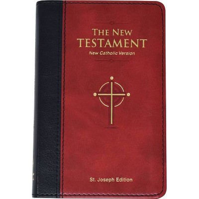 St. Joseph New Catholic Version New Testament - by  Catholic Book Publishing Corp (Leather Bound)