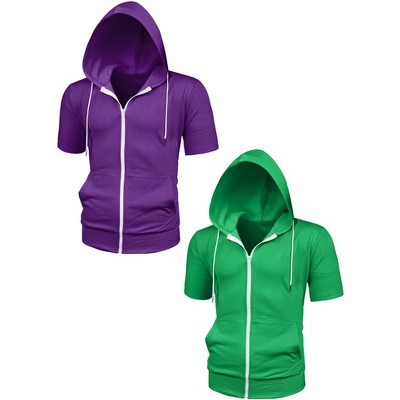 bright green/purple