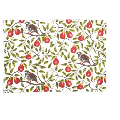 C&F Home Partridge In A Pear Tree Printed Placemat Set of 6
