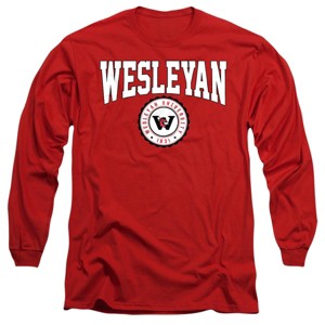 Men's Wesleyan University Collegiate Seal Long Sleeve T-Shirt - 1 of 4