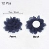 Unique Bargains Durable Versatile Chiffon  Artificial Flowers for Graduation Headbands 12 Pcs - 2 of 4