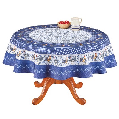 Collections Etc Rooster Country Tablecloth
