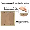 Americanflat 8x8 Picture Frame in Gold - Displays 4x4 With Mat and 8x8 Without Mat - Composite Wood with Shatter Resistant Glass  and Tabletop - 3 of 4