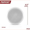 In-Wall/In-Ceiling Speaker for Home Audio with 70V Transformer, Rotary Tap Selector, 250W Peak - 2 of 2