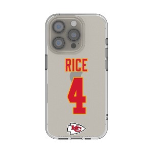 NFL Kansas City Chiefs Players Game Tactic Clear Cell Phone Case for Apple iPhone - 1 of 4
