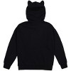 Cat Ear Kawaii Cat and Shining Star Cosplay Women's Black Hoodie with Ears - image 2 of 2