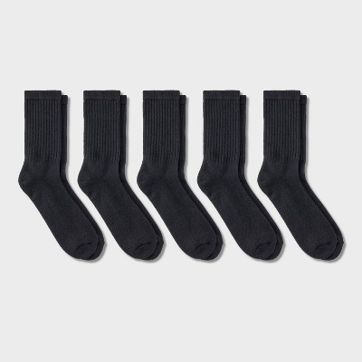 Men's Crew Socks 5pk - Dealworthy™ 6-12