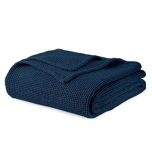 Whisper Organics Adult Organic Cotton Waffle Knit Blanket – Lightweight, 320 GSM, All-Season – Multiple Sizes & Colors - 1 of 4