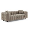 MINIMORE Modern 89.4''W Betty 3Seater Square Arms Chesterfield Sofa - 3 of 4