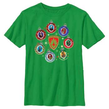 Boy's Guardians of the Galaxy Holiday Special Character Ornaments T-Shirt