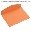 Unique Bargains Greeting Notes Party Paper Blank Business Card Holder Mini Envelopes - 4 of 4
