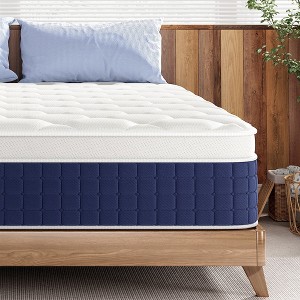 Sailvan Medium Firm Mattress, 12 inch Mattress in a Box with Memory Foam & Spring, Hybrid Mattress for Pressure Relief - 1 of 4