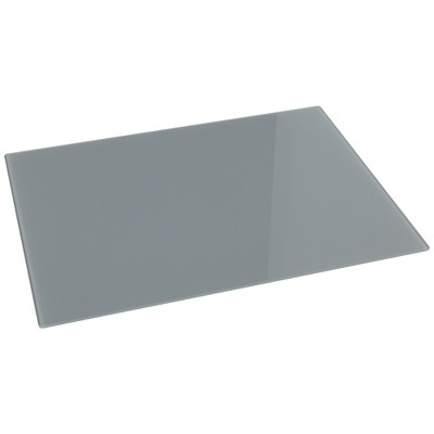 New York Central Grey Tempered Glass Palette 12x16" Tabletop Rectangle