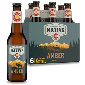 Colorado Native Amber Beer - 6pk/12 fl oz Bottles - 1 of 4