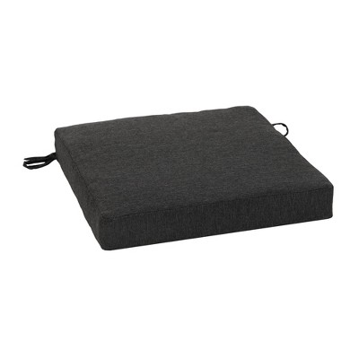 Arden Selections 21" x 21" Outdoor Seat Cushion Ink Black