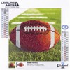 Leisure Arts Sparkle Art Diamond Paint Kit 10.63"X10.63"-Football - image 2 of 3