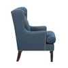 Upholstery Nailhead Trim Accent Chair with Foam Cushion, Attached Cushions and Removable Cover - 3 of 4