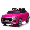 TopComfy Baby Walkers Kids Ride On Car Kids Toy Kids Gift With Parents Dual Drive Suspension Hanging Start for Kids, Pink, 39.37"*20.47"*11.02" - 2 of 4