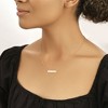 SHINE by Sterling Forever Sterling Silver Inspirational Bar Pendant Necklace - 2 of 2