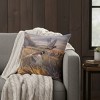 18" Scenic Pillow – Upland Paradise Climaweave Fabric by Manual Woodworkers and Weavers - 3 of 3