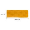 Unique Bargains Gold Tone Rear Bumper Reflector Car Reflective Sticker Warning Tape 12x4cm Gold Tone 6pcs - 4 of 4