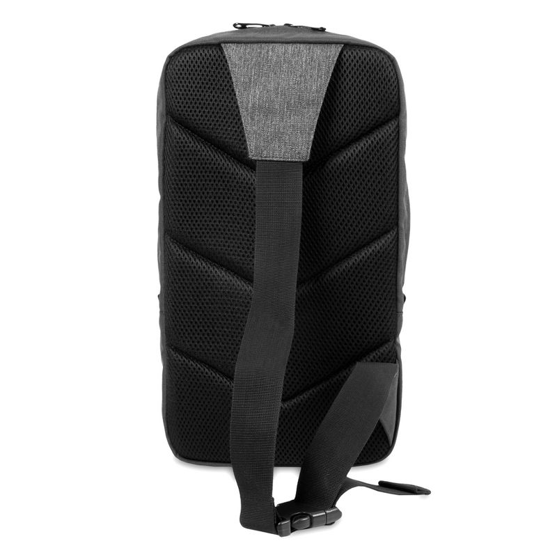 J World Airy Sling Pack - Black: Water-Resistant, Adjustable Strap, Organizer Pockets, Cushioned Back, 3 of 7