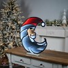 Santa Half Moon Ekkolight 23"H - 3 of 3