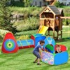 Racxily 5Pcs Kids Ball Pit Tents Pop Up Playhouse w/ 2 Crawl Tunnel & 2 Tent For Boys Girls Toddlers - 2 of 4