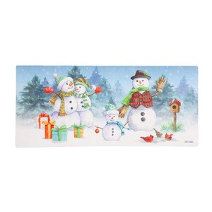 Snowman Family Sassafras Switch Mat - 1 of 4